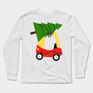 Little Tikes Christmas Mini Coop - Happy Holidays with Tree and lights Long Sleeve T-Shirt